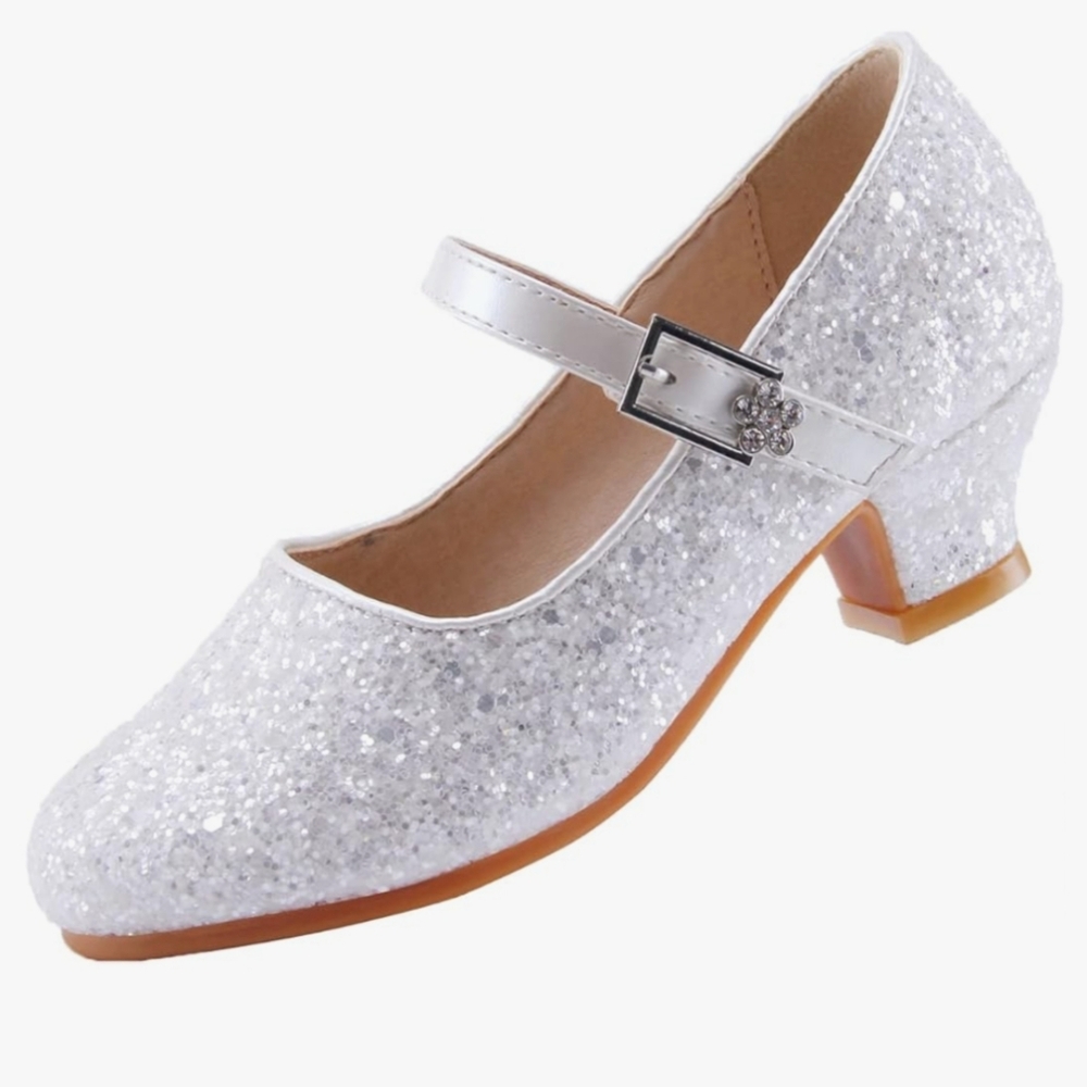 EIGHT KM Girls High Heel Dress Shoes Mary Jane Size 3